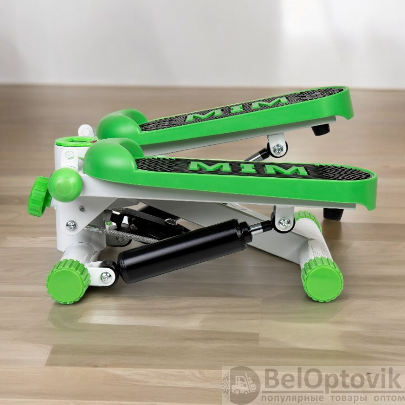 Степпер с дисплеем Бело-зеленый